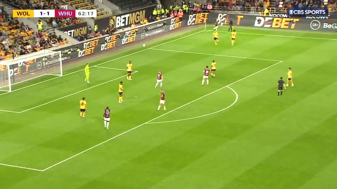 Wolves 1 - [2] West Ham - Lucas Paqueta 63'