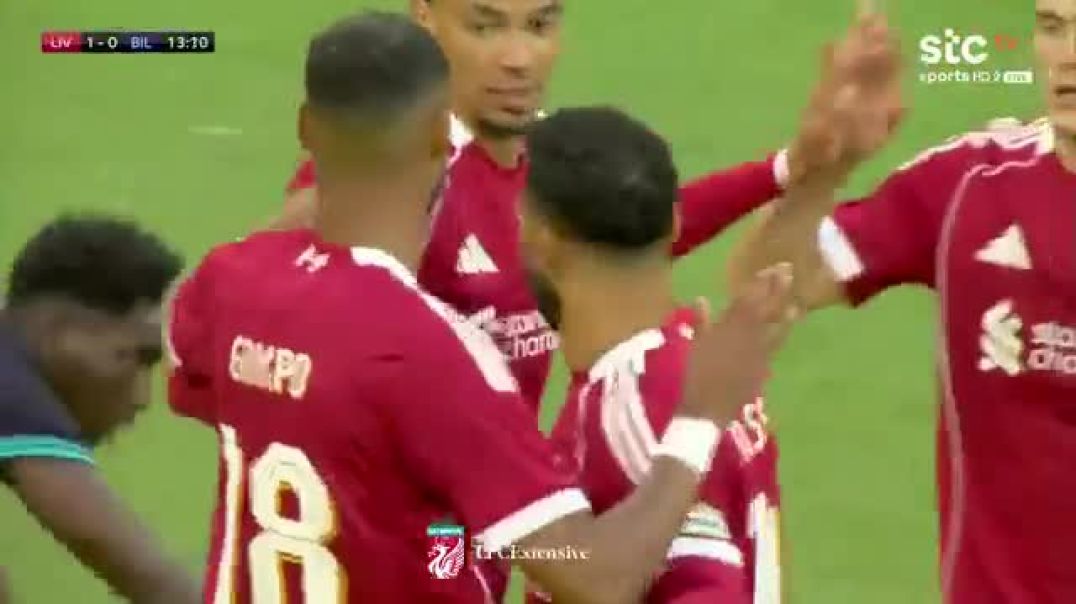 Liverpool [1] - 0 Bilbao | Mohammed Salah '13