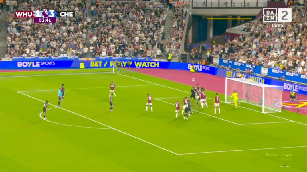 ⁣West Ham United 1 - [4] Chelsea - Moises Caicedo 54