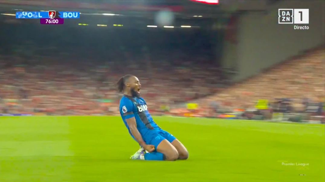 Liverpool 2 - [2] Bournemouth - A. Semenyo 76'