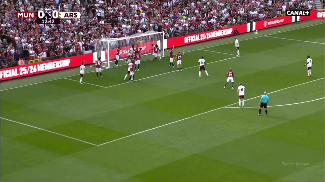 Manchester United 0 - [1] Arsenal - Riccardo Calafiori 13'