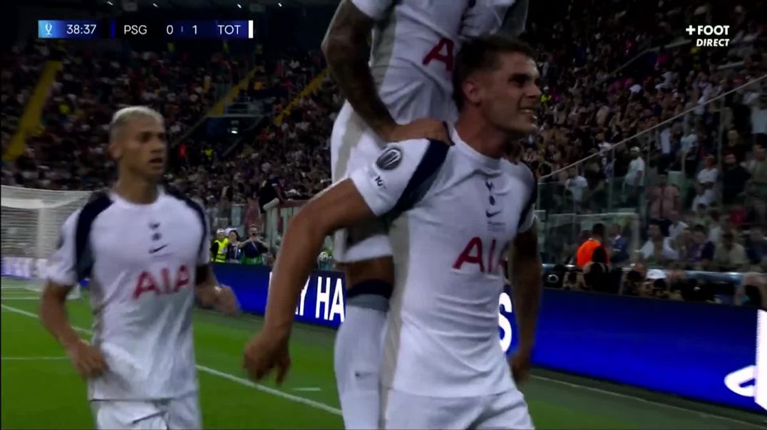 PSG 0 – [1] Tottenham – Micky van de Ven 39′