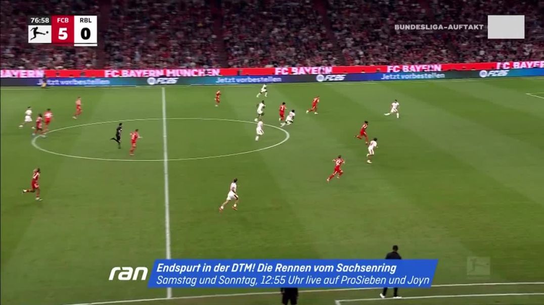⁣Bayern Munich [6] - 0 RB Leipzig - H. Kane 78'
