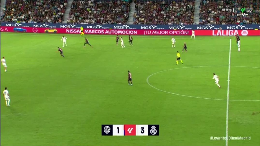 ⁣Levante 1 - [4] Real Madrid - Kylian Mbappé 67'