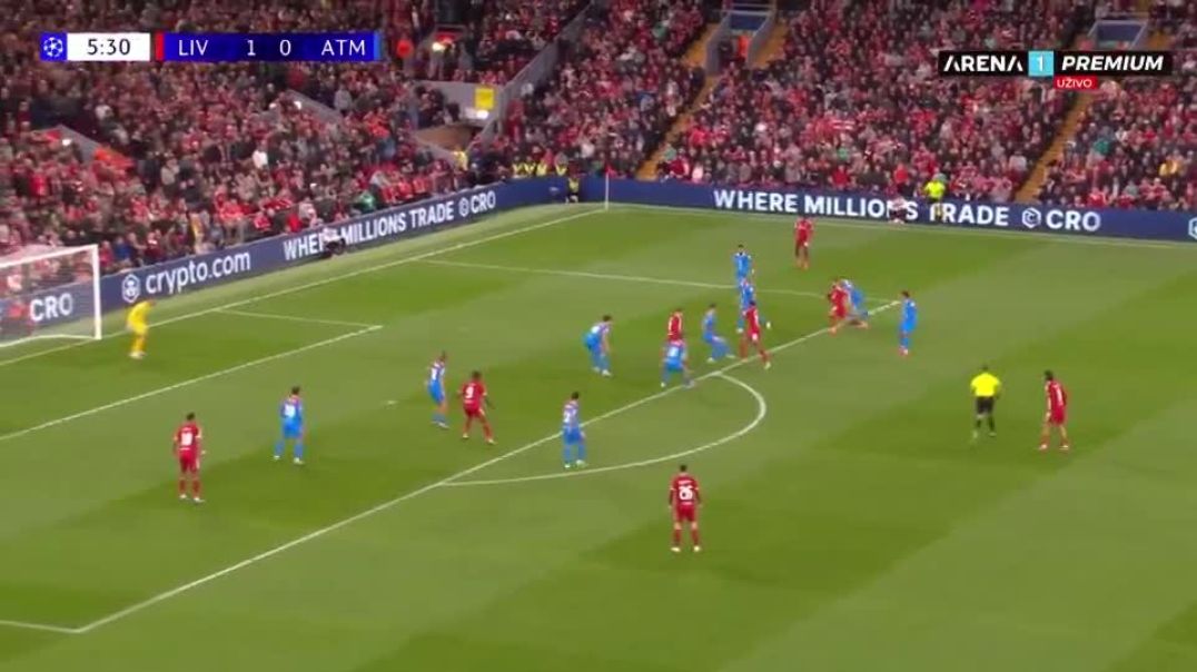 Liverpool [2] - 0 Atl. Madrid - Mohamed Salah 6'