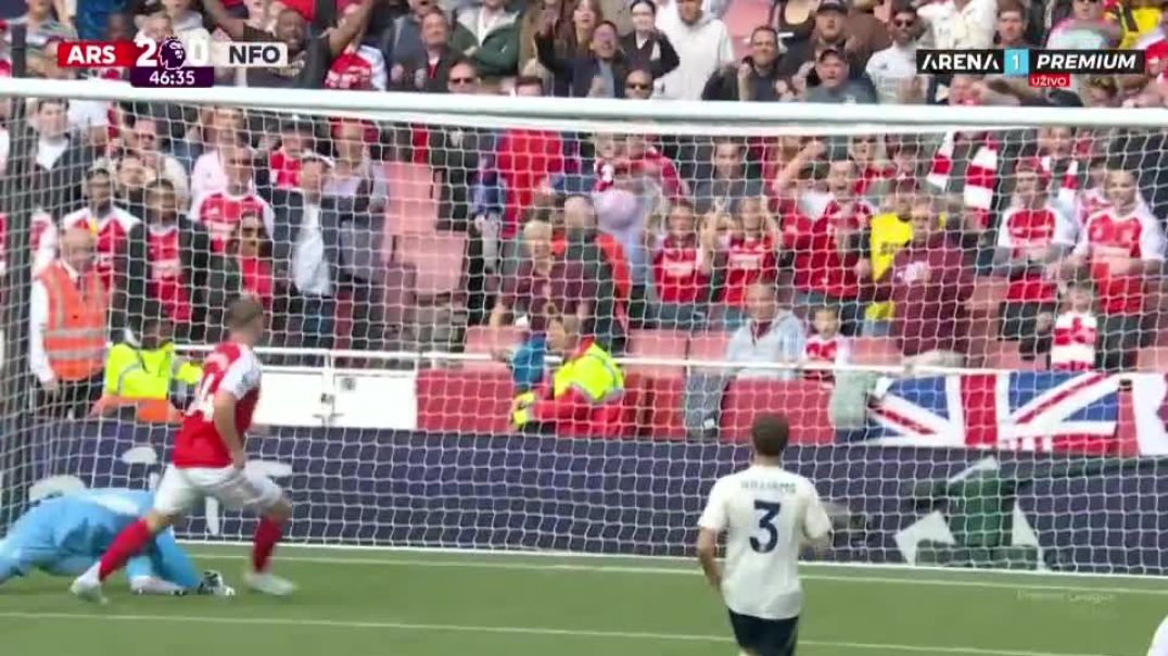 ⁣Arsenal vs Forest 2-0 Viktor Gyokeres 46