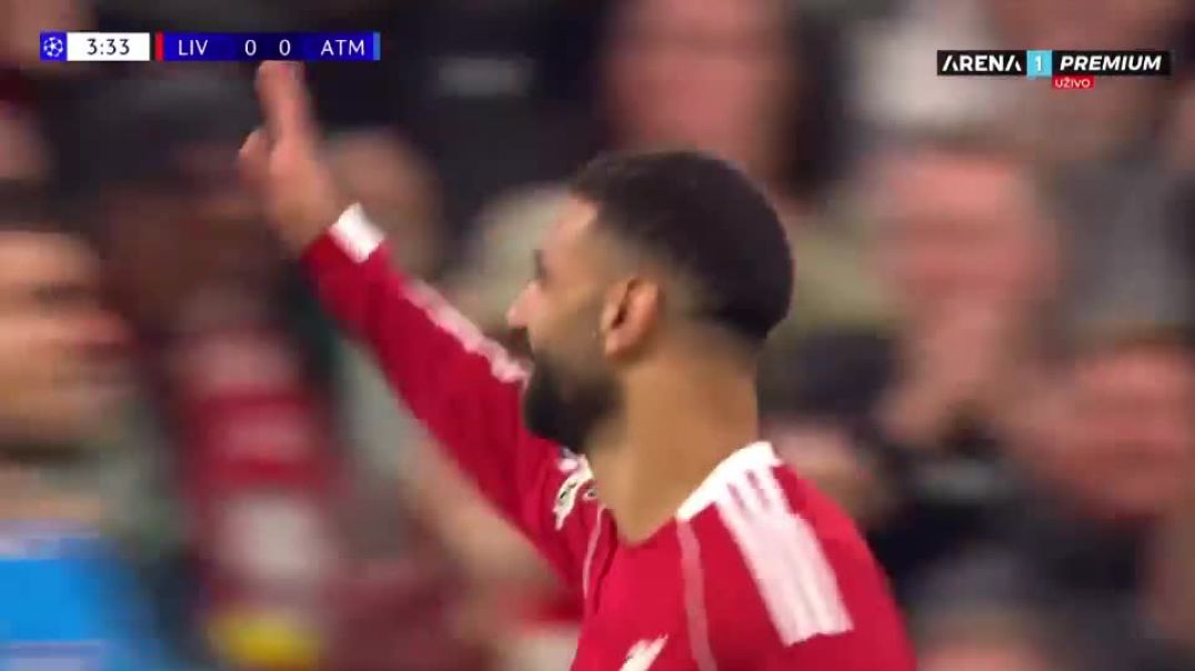 Liverpool [1] - 0 Atletico Madrid - A. Robertson 4'