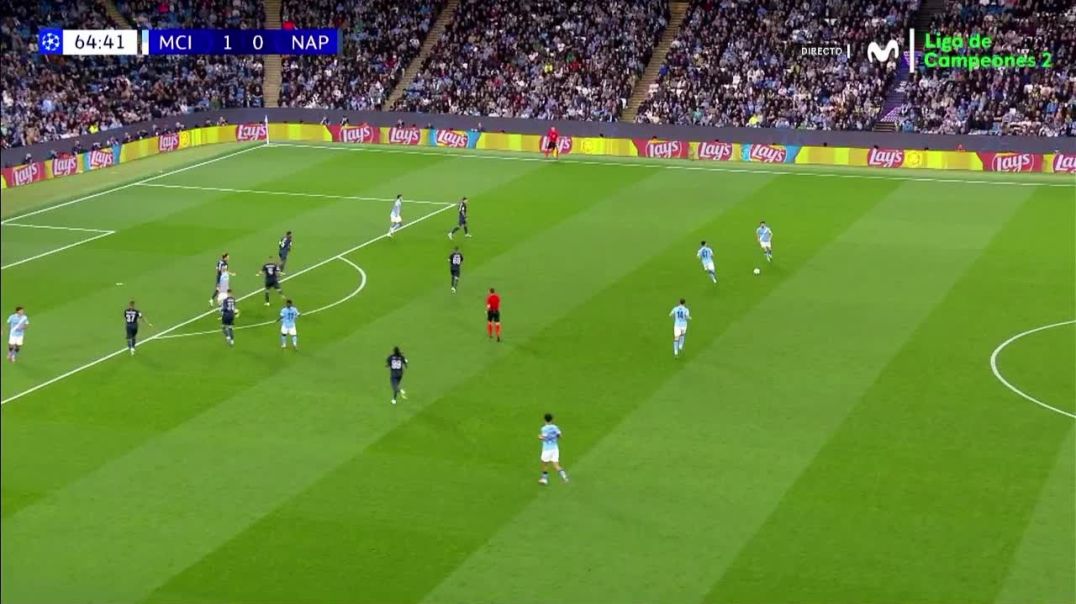 ⁣Manchester City [2] - 0 Napoli - J. Doku 65'