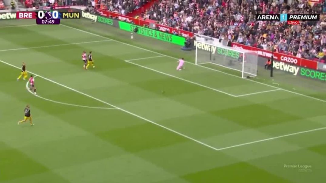 ⁣Brentford [1] - 0 Manchester Utd - Igor Thiago 8'