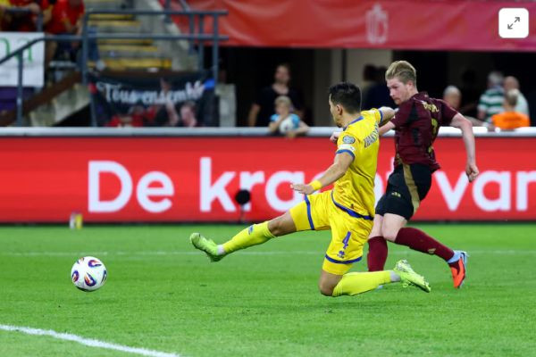De Bruyne and Doku grab two each as Belgium hit Kazakhstan for six