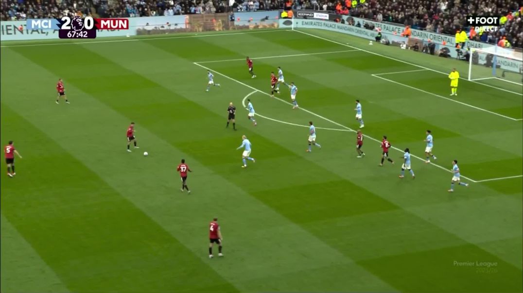⁣Manchester City [3] - 0 Manchester United - E. Haaland 68'