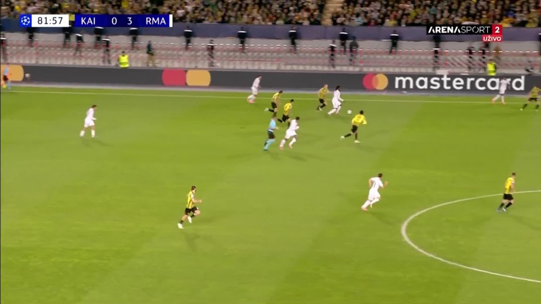 Kairat Almaty 0 - [4] Real Madrid - Eduardo Camavinga 83