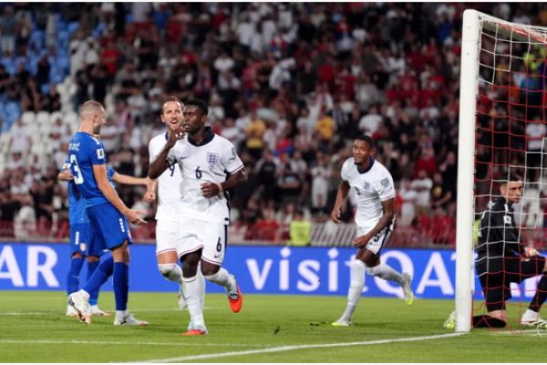 Five-star England deliver statement WCQ win in Serbia
