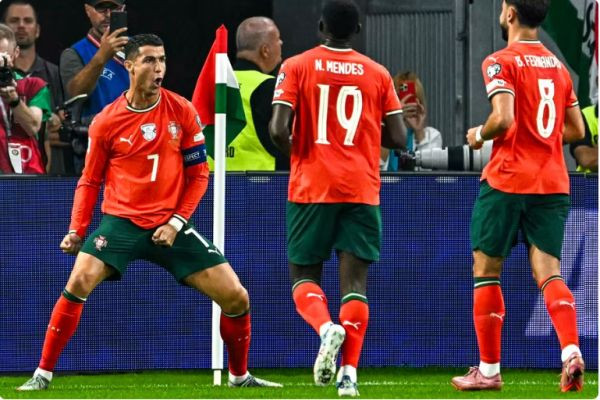 Ronaldo makes more history as Portugal score late winner to secure 3-2 win in Hungary