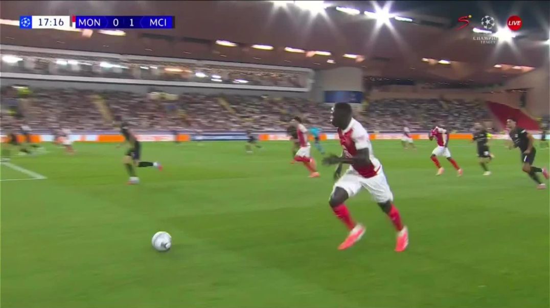 AS Monaco [1] - 1 Manchester City - Jordan Teze 18‎'‎ great goal