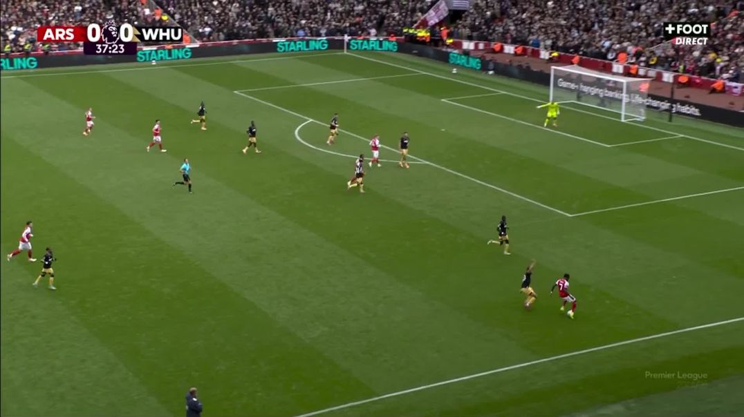 Arsenal [1] - 0 West Ham - Declan Rice 38'