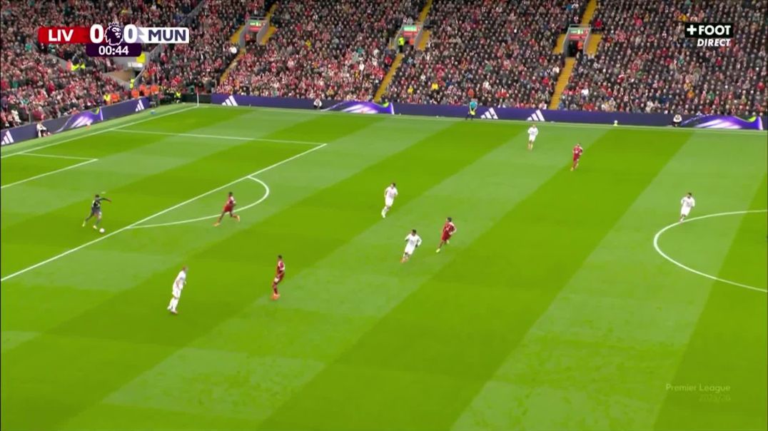 ⁣Liverpool vs Manchester United 0-1 Bryan Mbeumo