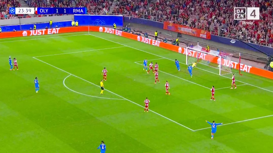 ⁣Olympiacos Piraeus 1 - [2] Real Madrid - K. Mbappé 24'