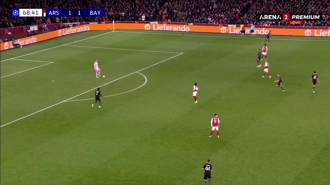 ⁣Arsenal [2] - 1 Bayern Munich - Noni Madueke 69'