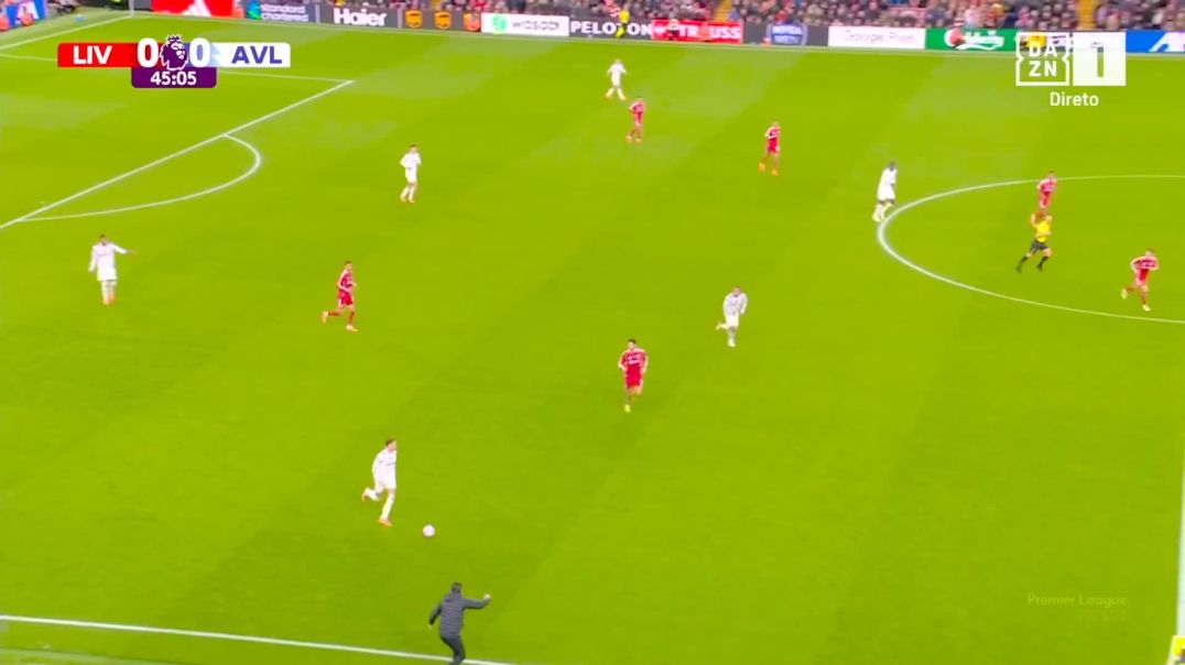 Liverpool 1 - 0 Aston Villa - Mohamed Salah 45+1'