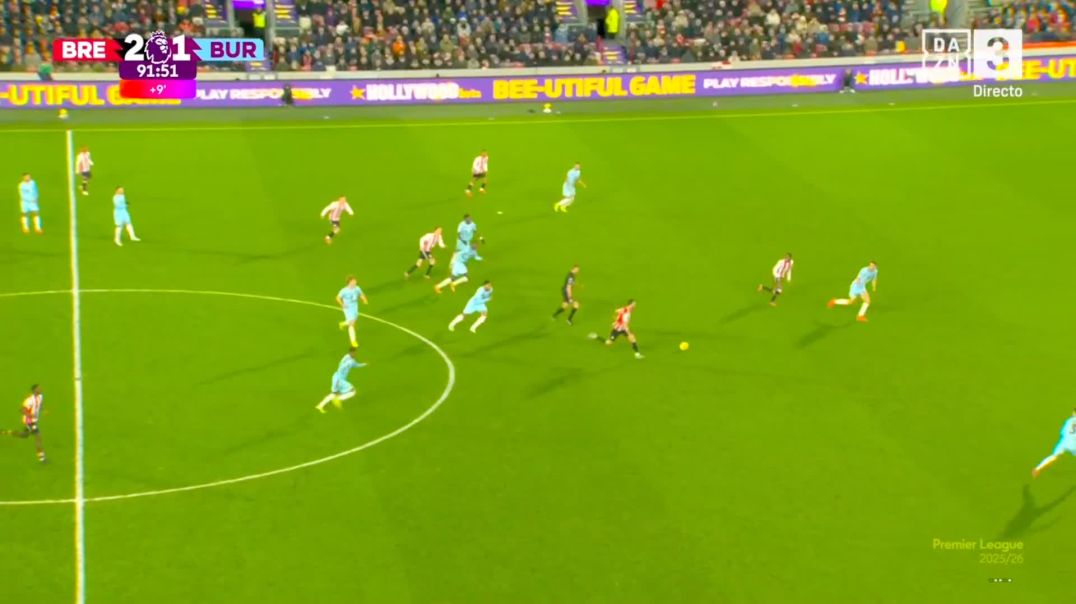 Brentford [3] - 1 Burnley - Dango Ouattara 90+3'