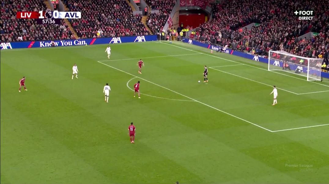 Liverpool [2] - 0 Aston Villa - Ryan Gravenberch 58'