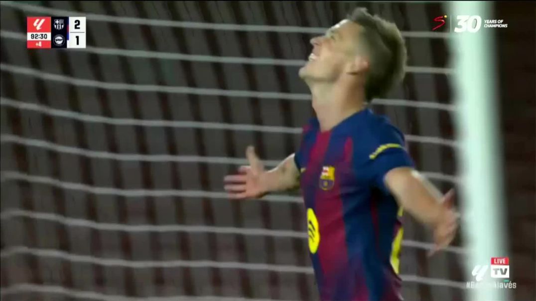 Barcelona 3 - 1 Alaves - Dani Olmo 90+2'