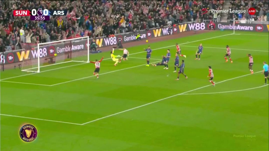 Sunderland 1 - 0 Arsenal - D. Ballard 36'