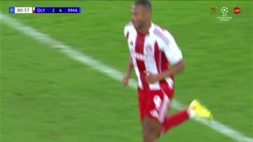 ⁣Olympiacos Piraeus 3 - 4 Real Madrid - A. El Kaabi 81'