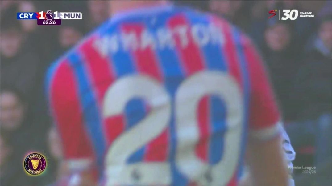 Crystal Palace 1 - 2 Manchester Utd - M. Mount 63'