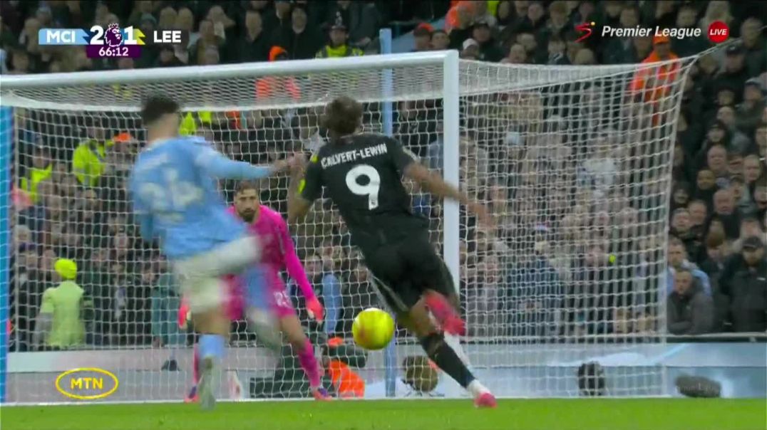 ⁣Manchester City 2 - 2 Leeds - L. Nmecha 68'