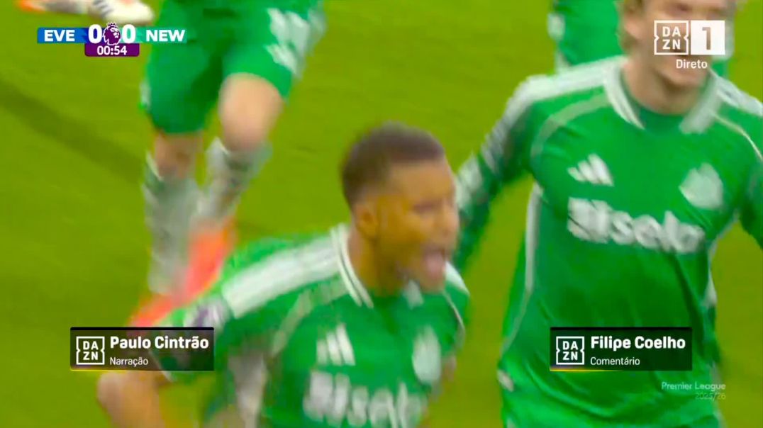 Everton 0 - [1] Newcastle - Malick Thiaw 1'