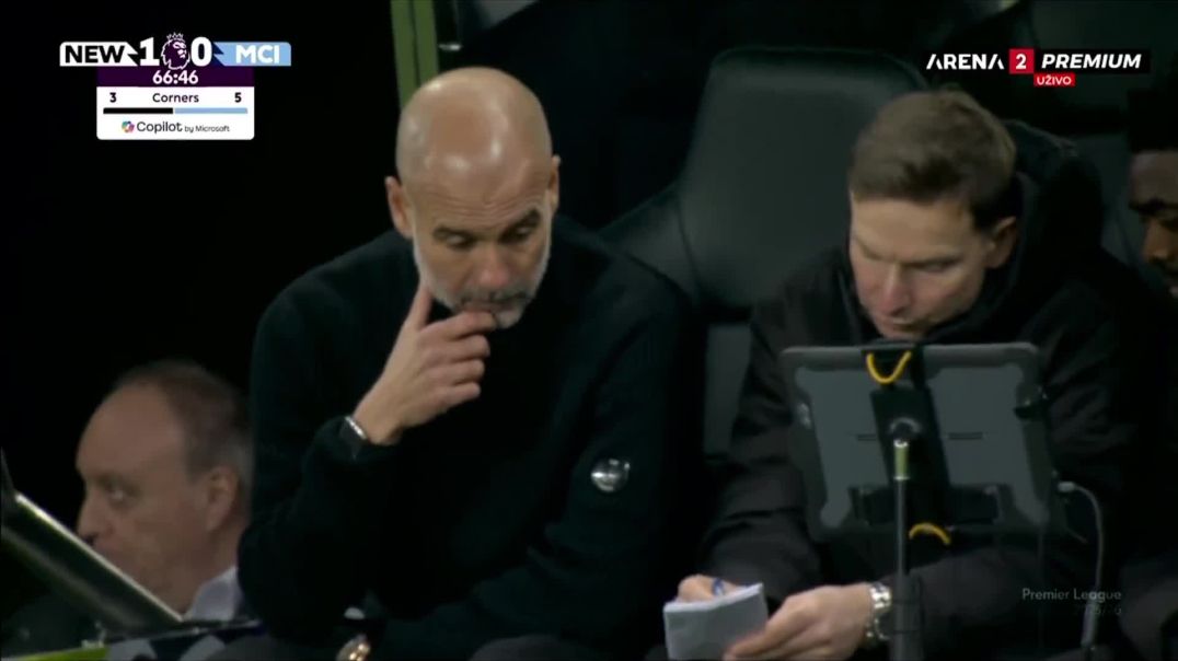 ⁣Newcastle 1 - 1 Manchester City - Rúben Dias 68'