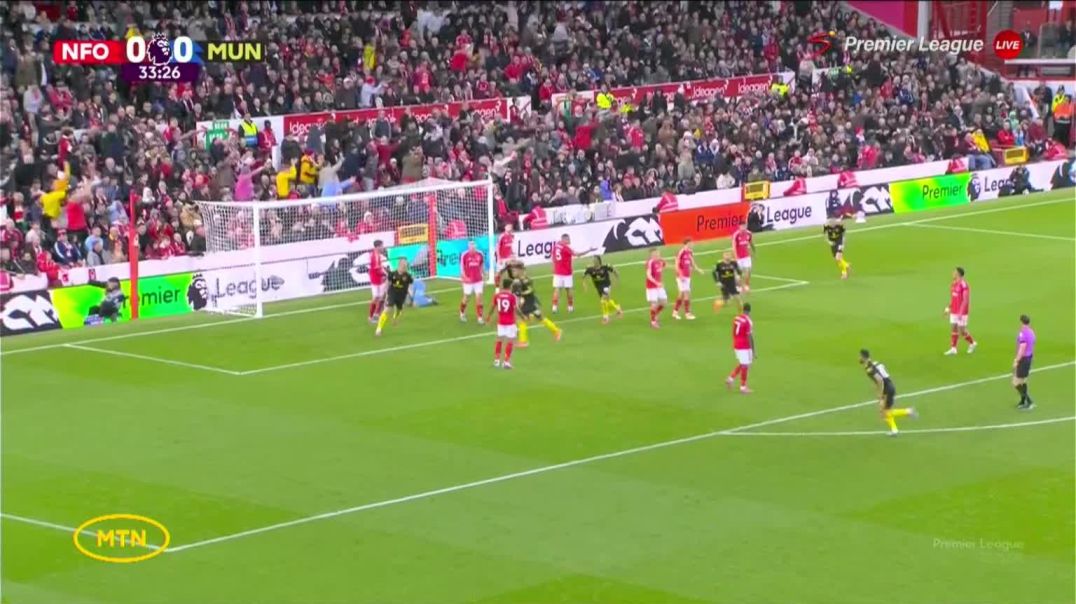 ⁣Nottingham Forest 0 - [1] Manchester United - Casemiro 34'