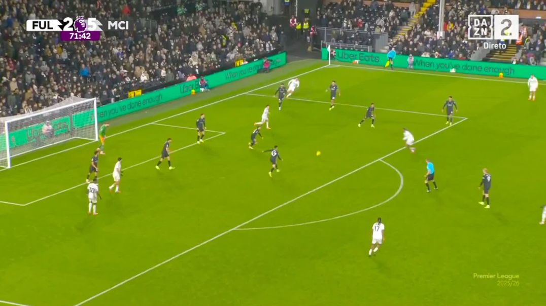 ⁣Fulham [3] - 5 Manchester City - S. Chukwueze 72'
