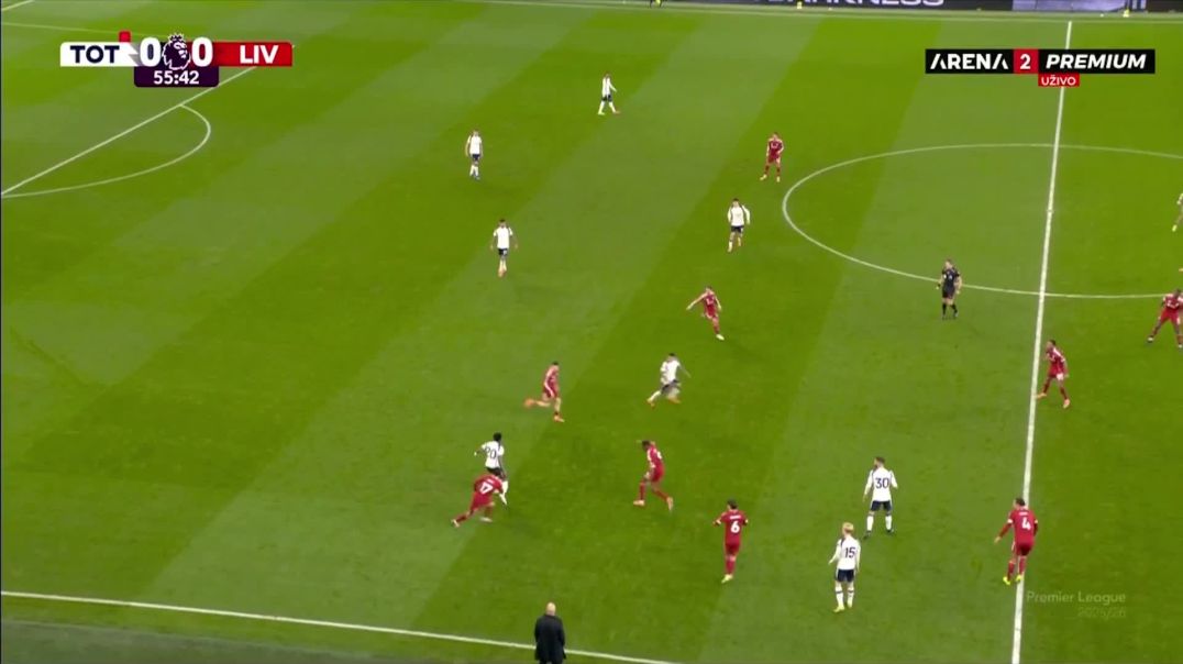 Tottenham 0 - [1] Liverpool - A. Isak 56'