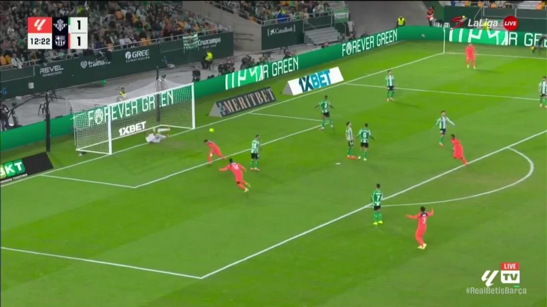 Betis 1 - [2] Barcelona - Ferran Torres 13'