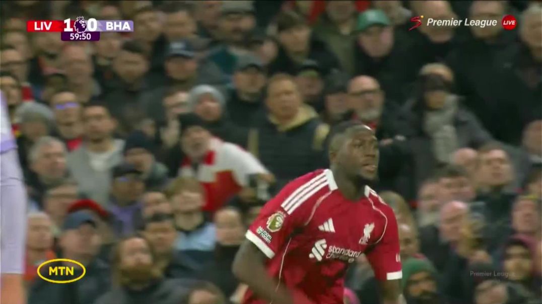 Liverpool [2] - 0 Brighton - H. Ekitiké 59'