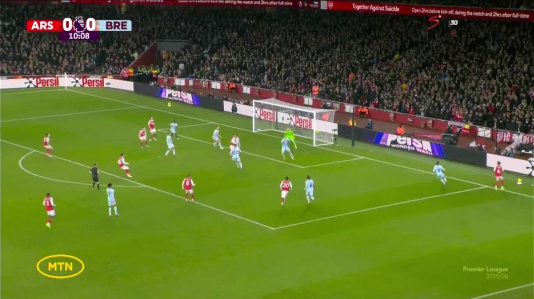 ⁣Arsenal [1] - 0 Brentford - Mikel Merino 11'