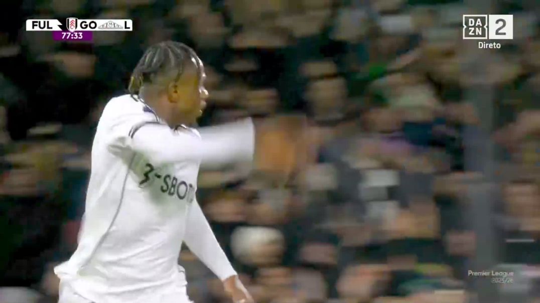 ⁣Fulham [4] - 5 Manchester City - S. Chukwueze 78'