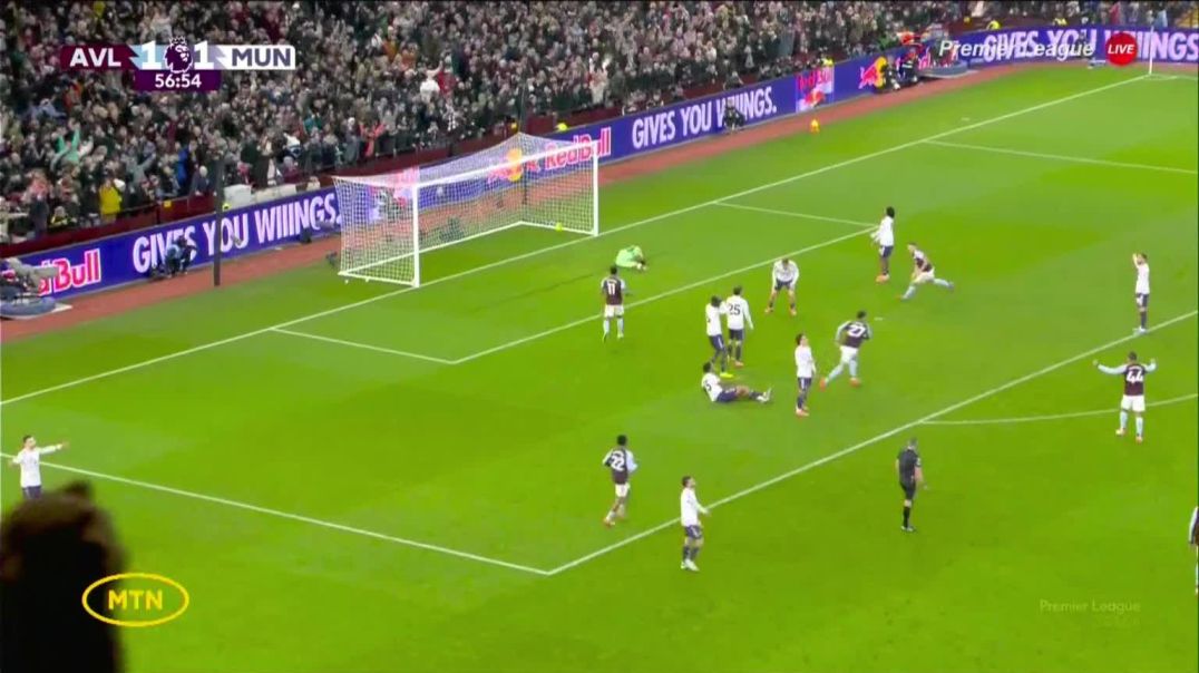 ⁣Aston Villa [2] - 1 Manchester Utd - Rogers M 58'