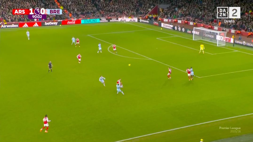 Arsenal [2] - 0 Brentford - B. Saka 90+1'