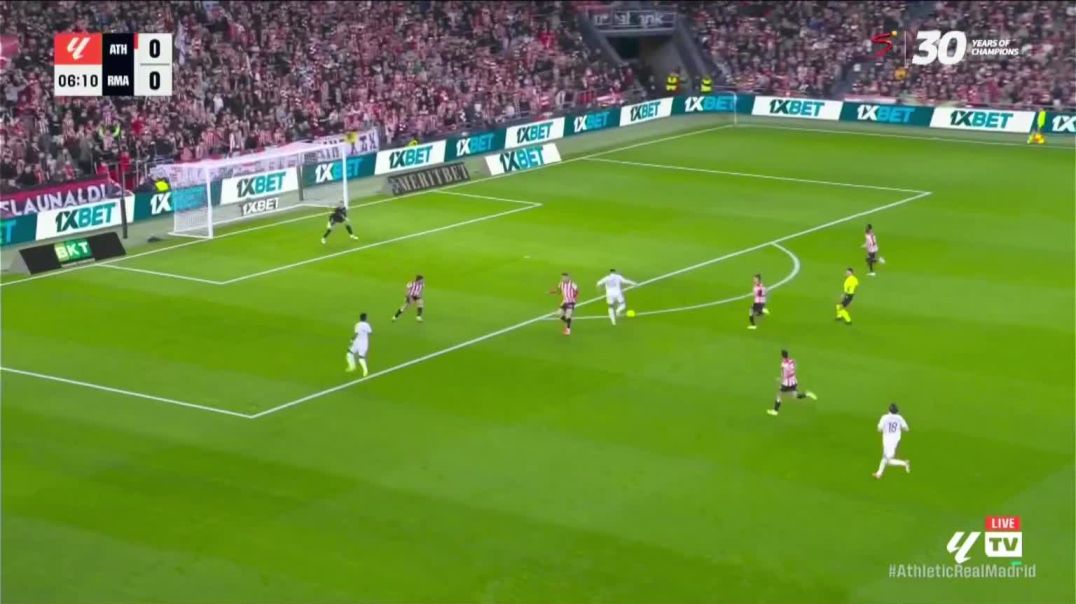 ⁣Ath Bilbao 0 - [1] Real Madrid - K. Mbappé 7'