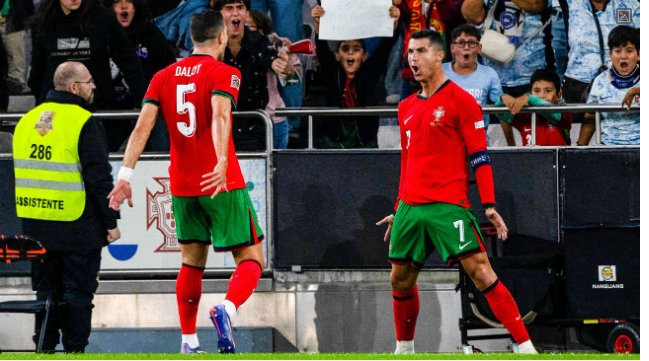 Cristiano Ronaldo nets late goal as Portugal beat Scotland