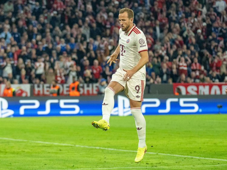 Harry Kane sets a new record for English goal scorers in the Champions League as Bayern Munich defeats Dinamo Zagreb 9 to 2.