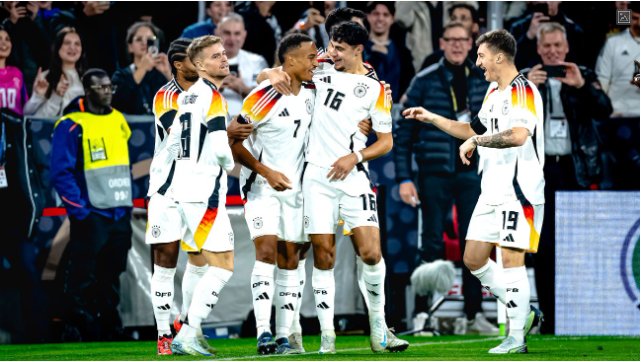 Germany's Leweling scores on debut in win over Netherlands