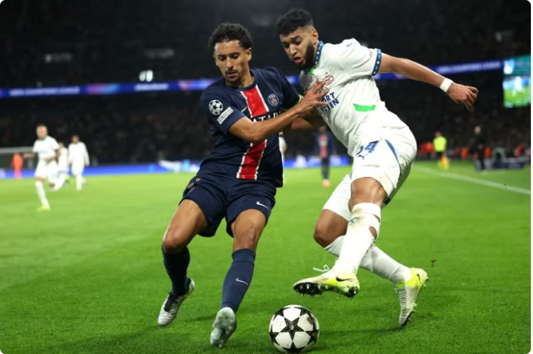 Paris Saint-Germain come back to rescue point from PSV in Champions League