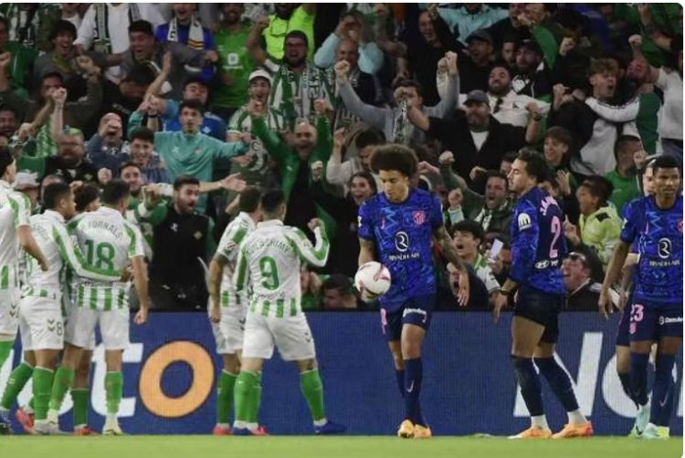 Real Betis edge to victory against struggling Atletico Madrid in LaLiga