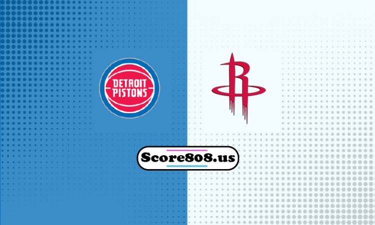 Pistons Vs Rockets