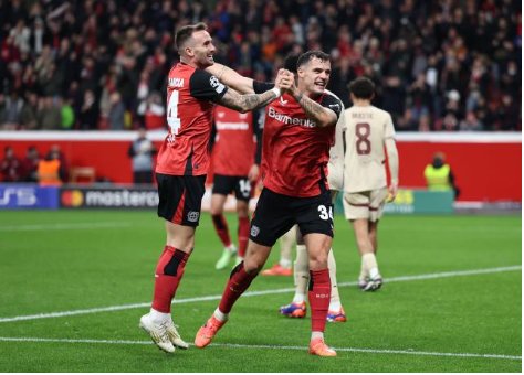 Leverkusen romp to 5-0 win over Salzburg in Champions League